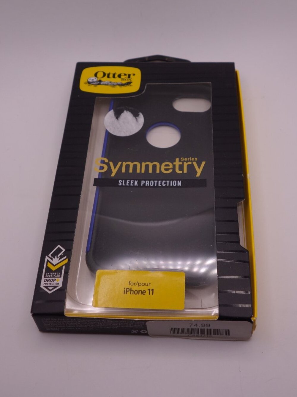 OtterBox Symmetry Series Case for iPhone 11 Black Blue Sleek Protection